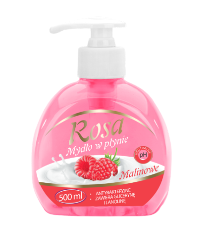 Obrazek MYDŁO W PŁYNIE ROSA MALINA 0,5l 
